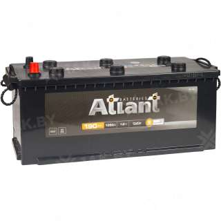 Аккумулятор ATLANT (190 Ah) 1050 A, 12 V Обратная, R+ D5 ABRTF1904SU