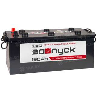 Аккумулятор ЗАПУСК (190 Ah) 1050 A, 12 V Прямая, L+ TYPE B ZA1903SU
