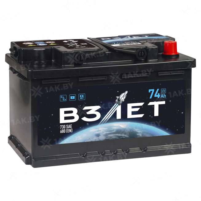 Аккумулятор ВЗЛЕТ (75 Ah) 700 A, 12 V Обратная, R+ L3 VZ750E 0