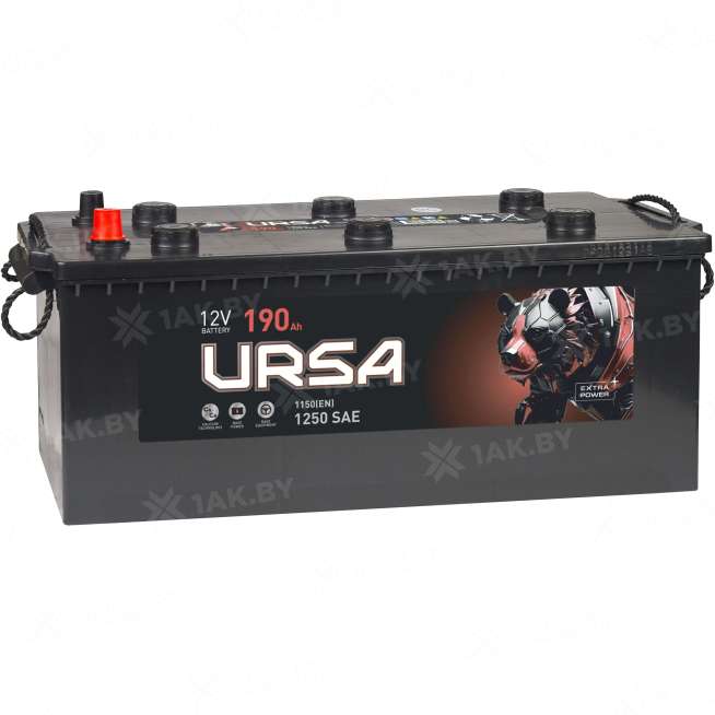 Аккумулятор URSA (190 Ah) 1150 A, 12 V Обратная, R+ D5 UE1904E 0