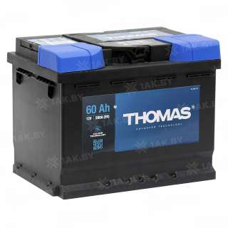 Аккумулятор THOMAS (60 Ah) 580 А, 12 V Обратная, R+ L2 627196