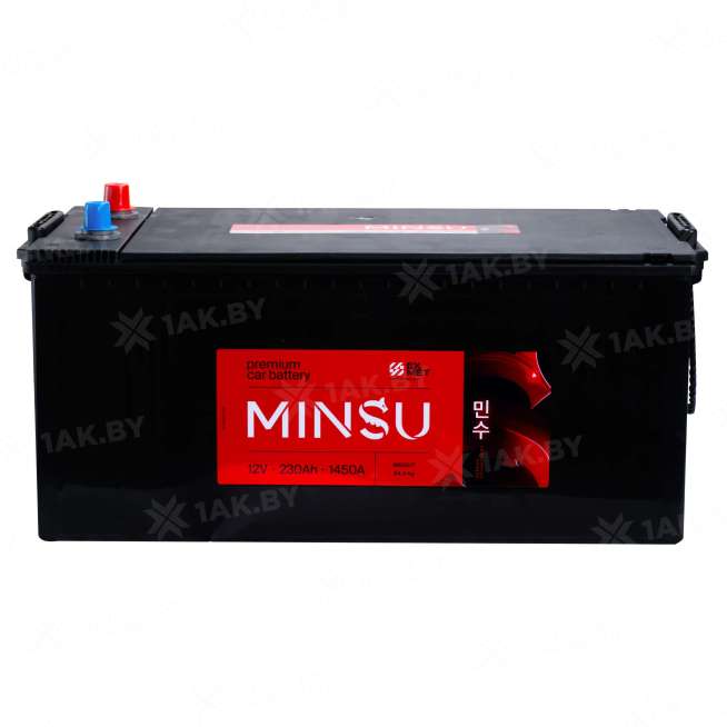 Аккумулятор MINSU (230 Ah) 1450 A, 12 V Прямая, L+ 73011MF D6 2