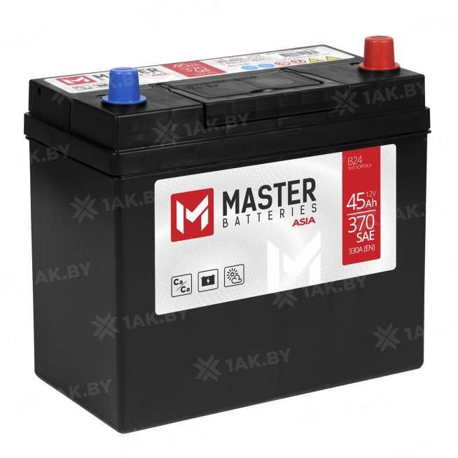 Аккумулятор MASTER BATTERIES (45 Ah) 330 A, 12 V Обратная, R+ B24 0