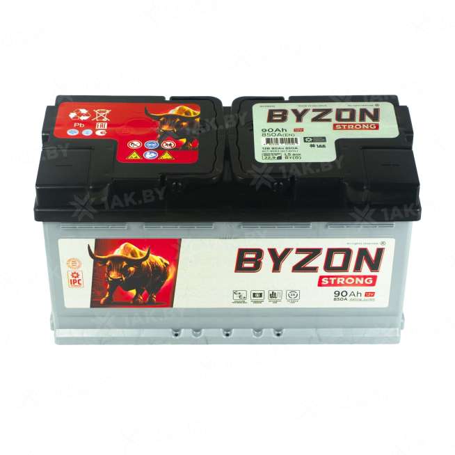 Аккумулятор BYZON (90 Ah) 850 A, 12 V Обратная, R+ L5 BYZ900S 2