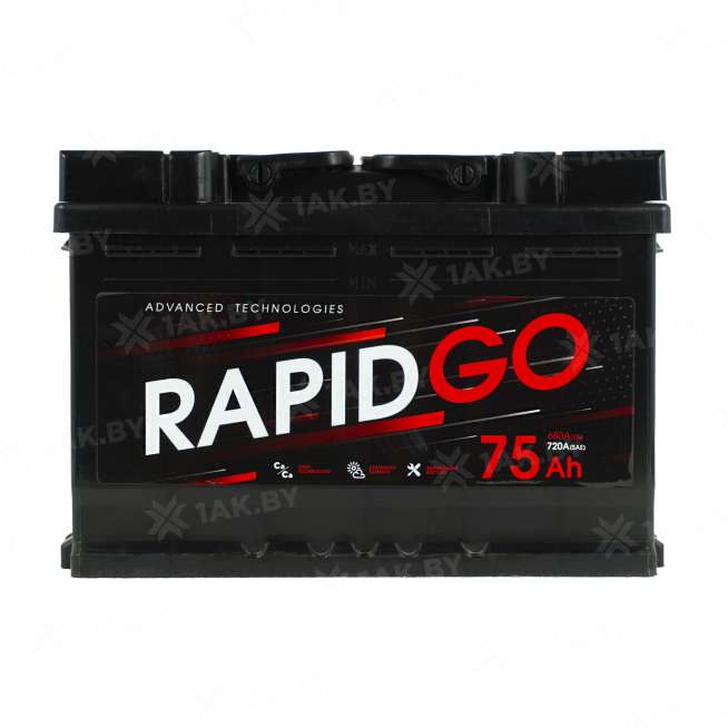 Аккумулятор RAPID (75 Ah) 680 A, 12 V Обратная, R+ L3 RP750E 0