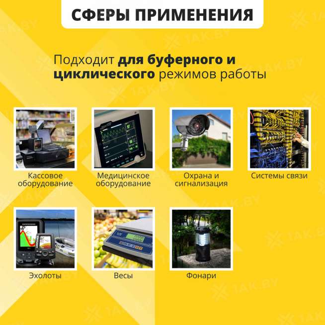 Аккумулятор NPP для ИБП, детского электромобиля, эхолота (1.3 Ah,12 V) AGM 97x45x51 0.54 кг 2