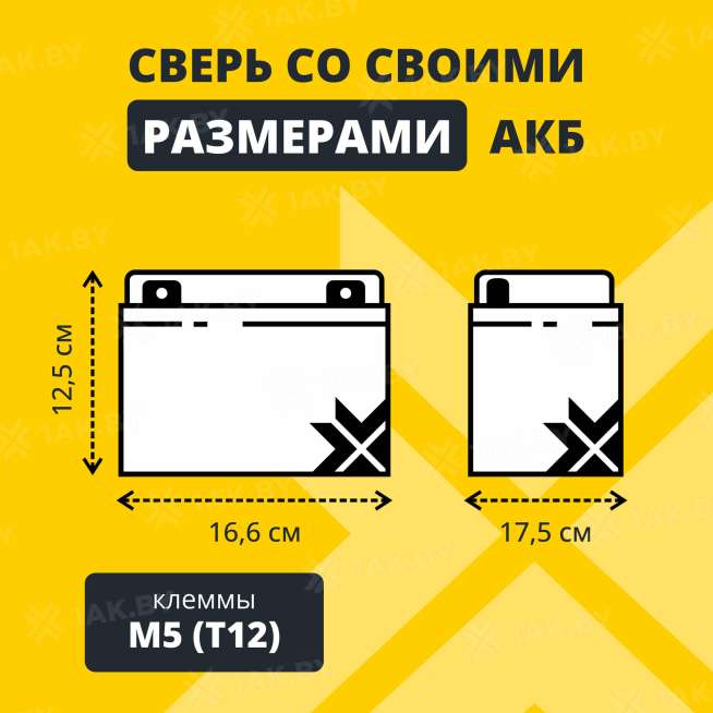 Аккумулятор ZUBR для ИБП, детского электромобиля, эхолота (28 Ah,12 V) AGM 166x175x125 8.8 кг 2