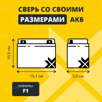 Аккумулятор ZUBR для ИБП, детского электромобиля, эхолота (12 Ah,6 V) AGM 151x50x94/100 1.75 кг 3