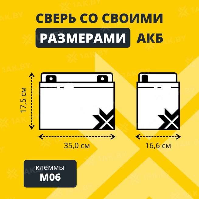Аккумулятор ZUBR для ИБП, детского электромобиля, эхолота (65 Ah,12 V) AGM 350x166x175 21 кг 3