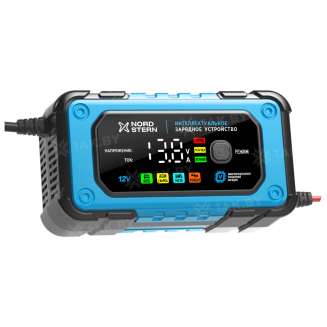 Зарядное устройство NORD STERN NS-BC1207E 12V 7A AGM GEL WET LiFePO4 Интелектуальное 4