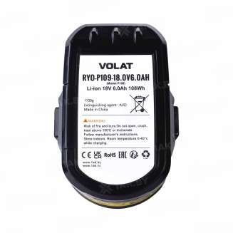 Аккумуляторная батарея для RyoBi 18.0V 6.0Ah (Li-ion) RYO-P108 4