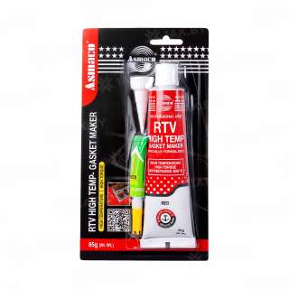 Силиконовый прокладочный герметик Asmaco красный 85 г