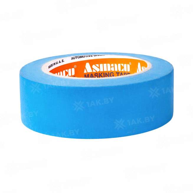 Высокотемпературная малярная лента Asmaco (80C) синяя 36мм Х 50м (24 шт/кор) 0