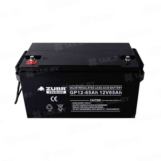 Аккумулятор NPP для ИБП, детского электромобиля, эхолота (65 Ah,12 V) AGM 350x166x179 21 кг 0