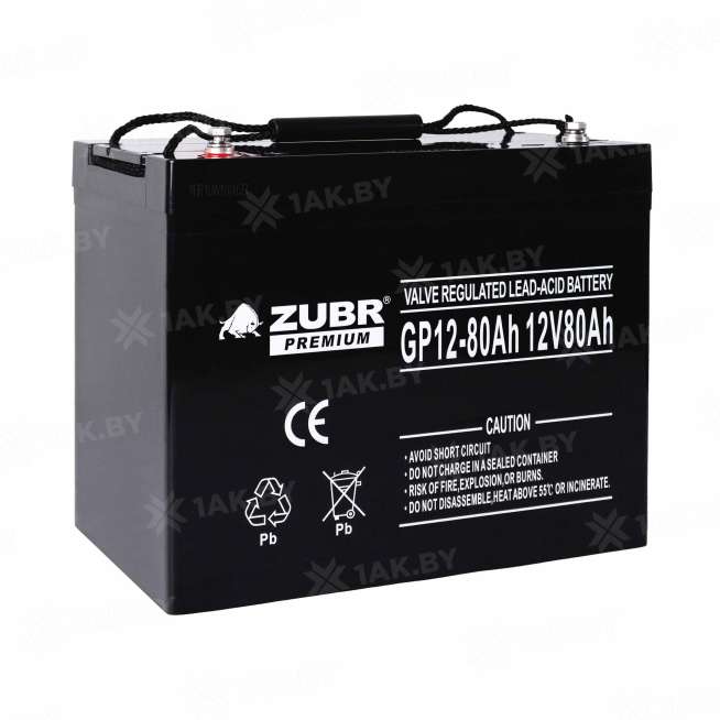 Аккумулятор NPP для ИБП, детского электромобиля, эхолота (80 Ah,12 V) AGM 260x169x215 24.2 кг 0