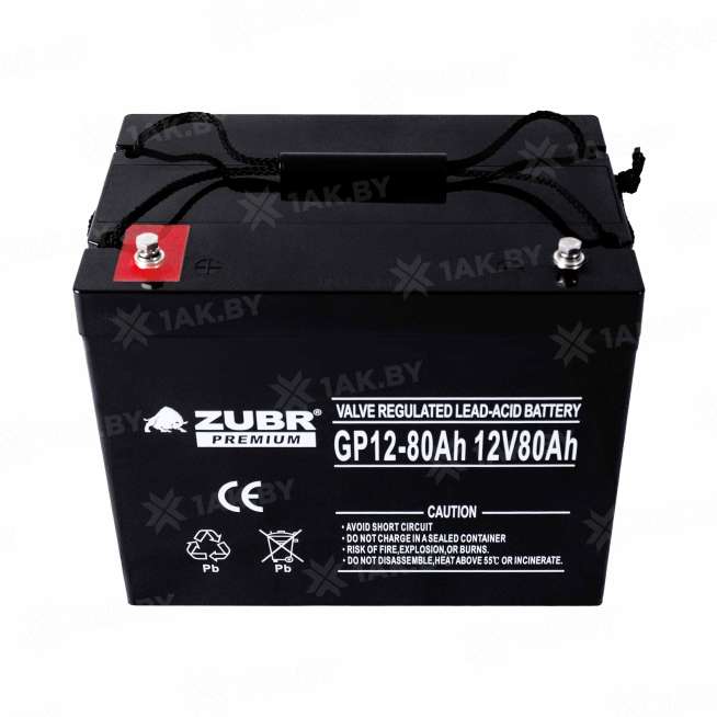 Аккумулятор NPP для ИБП, детского электромобиля, эхолота (80 Ah,12 V) AGM 260x169x215 24.2 кг 1