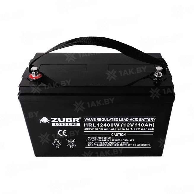 Аккумулятор ZUBR для ИБП, детского электромобиля, эхолота (110 Ah,12 V) AGM 330x171x220 32.7 кг 0