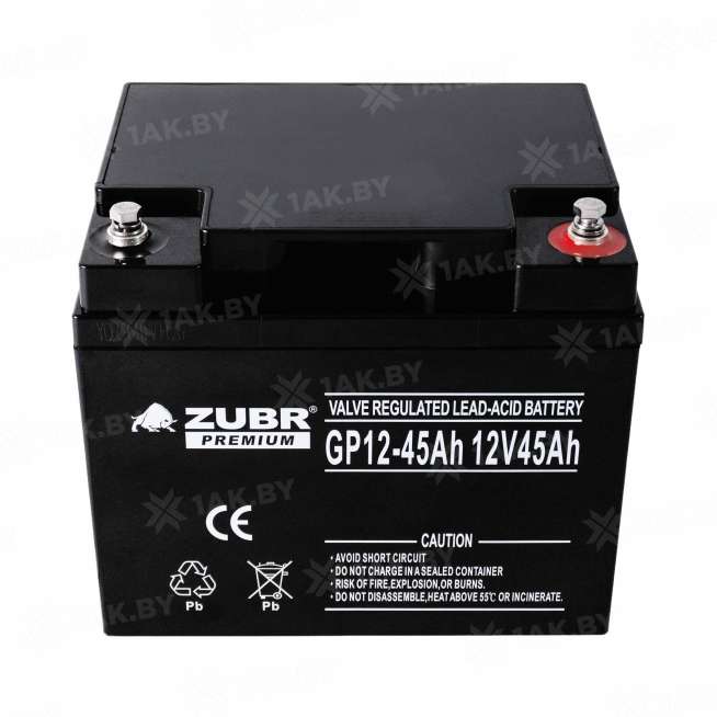 Аккумулятор NPP для ИБП, детского электромобиля, эхолота (45 Ah,12 V) AGM 197х165х170 14.3 кг 2