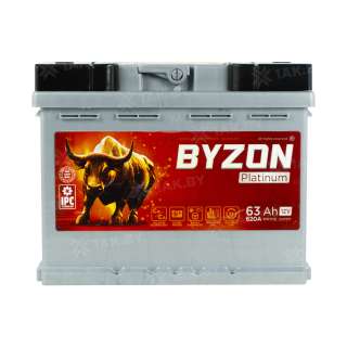 Аккумулятор BYZON (63 Ah) 620 A, 12 V Обратная, R+ LN2 BYZ630P