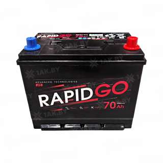 Аккумулятор RAPID (70 Ah) 650 A, 12 V Обратная, R+ D26 RG700JE