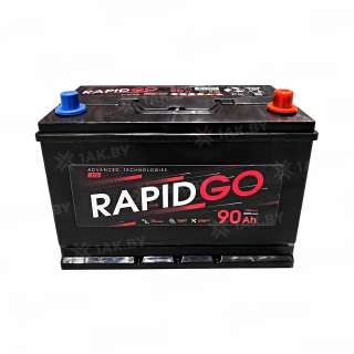 Аккумулятор RAPID (90 Ah) 750 A, 12 V Обратная, R+ D31 RG900JE