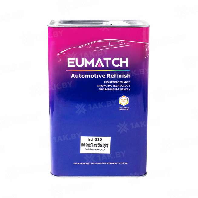 High-Grade Thinner Slow Drying/Высококачественный растворитель 310 медленный EUMATCH 4л 0
