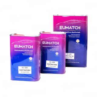 Комплект премиум прозрачного лака Premium Clear Coat/Премиум прозрачный лак 100 EUMATCH 6л