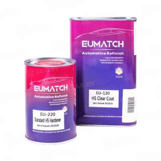 HS Clear Coat/Прозрачный лак 120 HS EUMATCH 1,5л