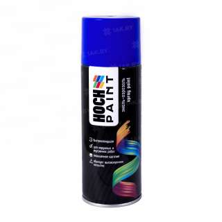 Эмаль-аэрозоль Hoch Paint акриловая универсальная RAL 5010 (горечавково-синий) глянцевая 520 мл