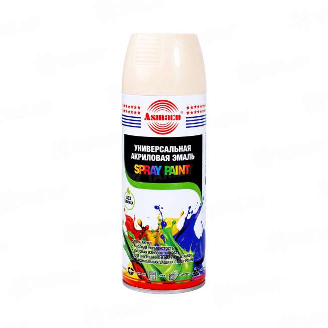 Краска-спрей Asmaco 1001 бежевый 400мл 0