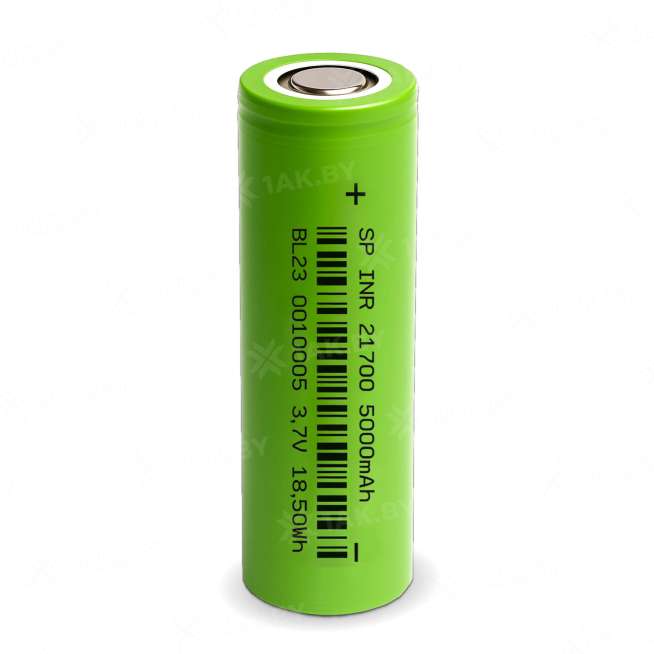 Аккумуляторный элемент Supere Li-ion INR21700-5000 (3.6 V, 5000 mAh, 10 A) 1