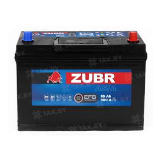 Аккумулятор ZUBR EFB 95 Ah, 900 A, 12 V Обратная, R+ D31