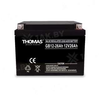 Аккумулятор для ИБП THOMAS (26 Ah) , 12 V  GB12-26(Thomas)