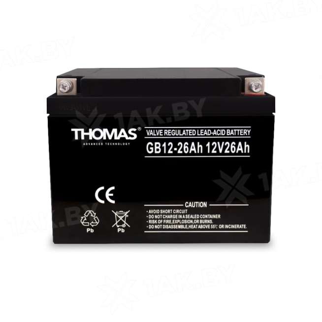 Аккумулятор для ИБП THOMAS (26 Ah) , 12 V  GB12-26(Thomas) 0
