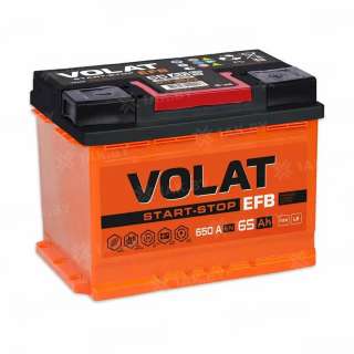 Аккумулятор VOLAT EFB 65 Ah, 650 A, 12 V Обратная, R+ L2
