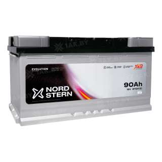 Аккумулятор NORDSTERN (90 Ah) 870 A, 12 V Обратная, R+ L5 NS900S