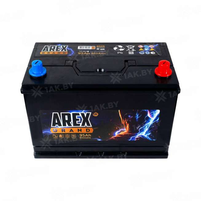 Аккумулятор AREX (95 Ah) 850 A, 12 V Обратная, R+ D31 ARG950JS 2