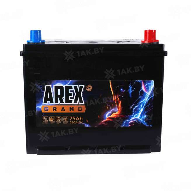 Аккумулятор AREX (75 Ah) 680 A, 12 V Обратная, R+ D26 ARG750JS 0