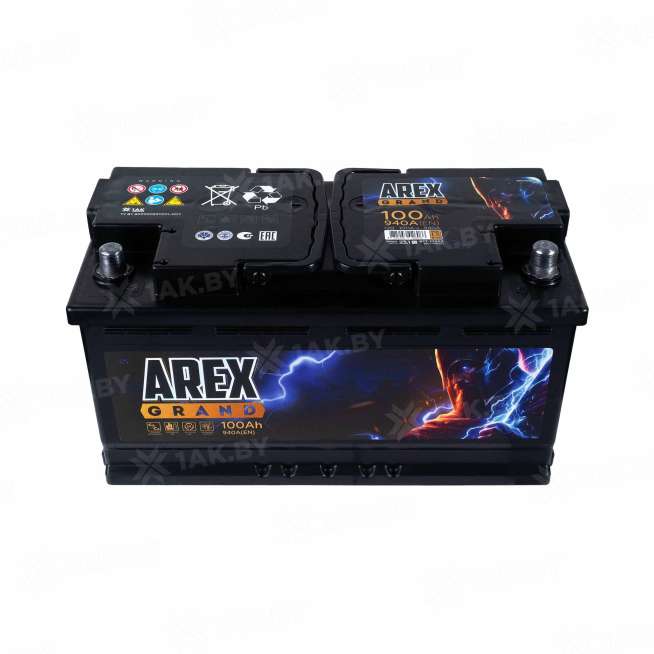 Аккумулятор AREX (100 Ah) 940 A, 12 V Обратная, R+ L5 ARG1000S 2
