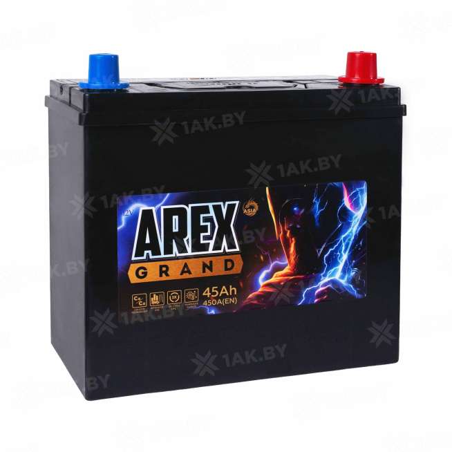 Аккумулятор AREX (45 Ah) 450 A, 12 V Обратная, R+ B24 ARG450JS 1