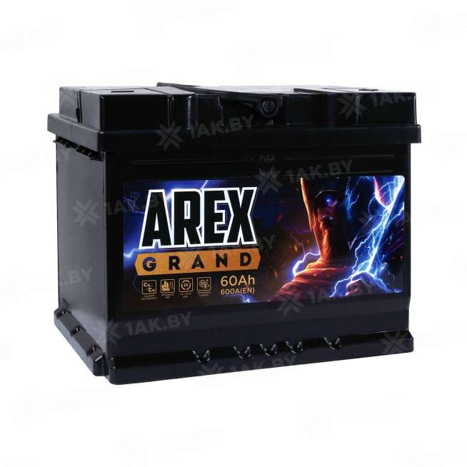 Аккумулятор AREX (60 Ah) 600 A, 12 V Обратная, R+ L2 ARG600S 1