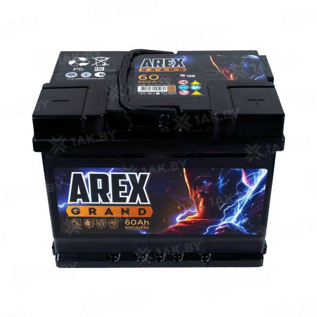 Аккумулятор AREX (60 Ah) 600 A, 12 V Обратная, R+ L2 ARG600S 2