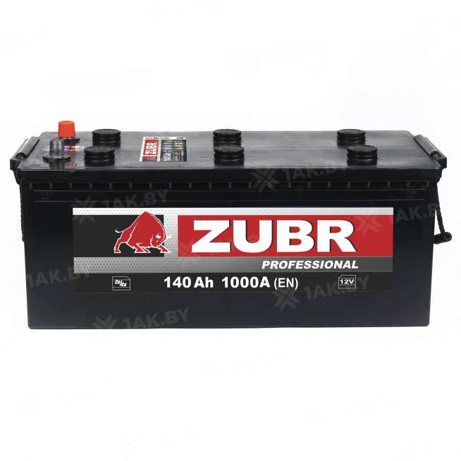 Аккумулятор Zubr Professional RТ+ 140 Ah, 1000 A, 12 V, Обратная полярность, R+, D4 0