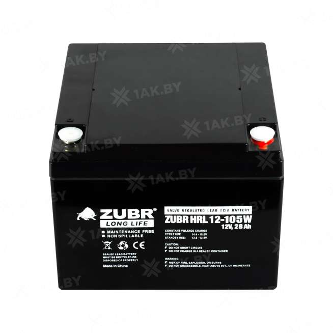 Аккумулятор для ИБП ZUBR (28 Ah) , 12 V  HRL12-105WKIJO(ZUBR) 1