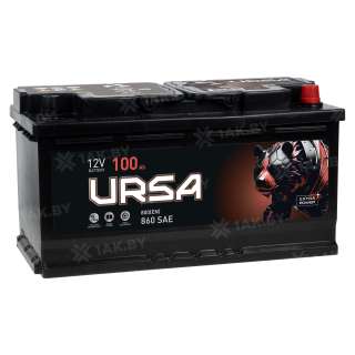 Аккумулятор URSA (100 Ah) 800 A, 12 V Обратная, R+ L5 UE1000E