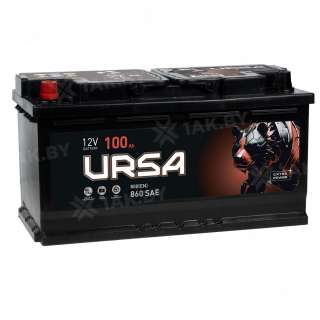 Аккумулятор URSA (100 Ah) 800 A, 12 V Прямая, L+ L5 UE1001E