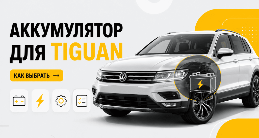 Аккумулятор для Volkswagen Tiguan — какие подходят и как выбрать