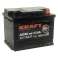 Аккумулятор KRAFT (65 Ah) 700 A, 12 V Обратная, R+ L2 AGM-L2; 0
