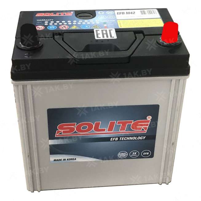 Аккумулятор SOLITE (40 Ah) 400 A, 12 V Обратная, R+ B19 EFB M42 0